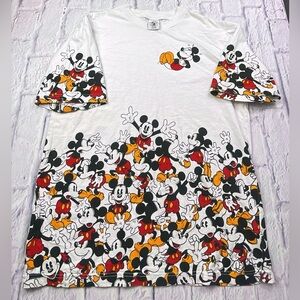 Vintage 90's Mickey & Co. Disney Mickey Mouse AOP T-Shirt Men’s Sz L